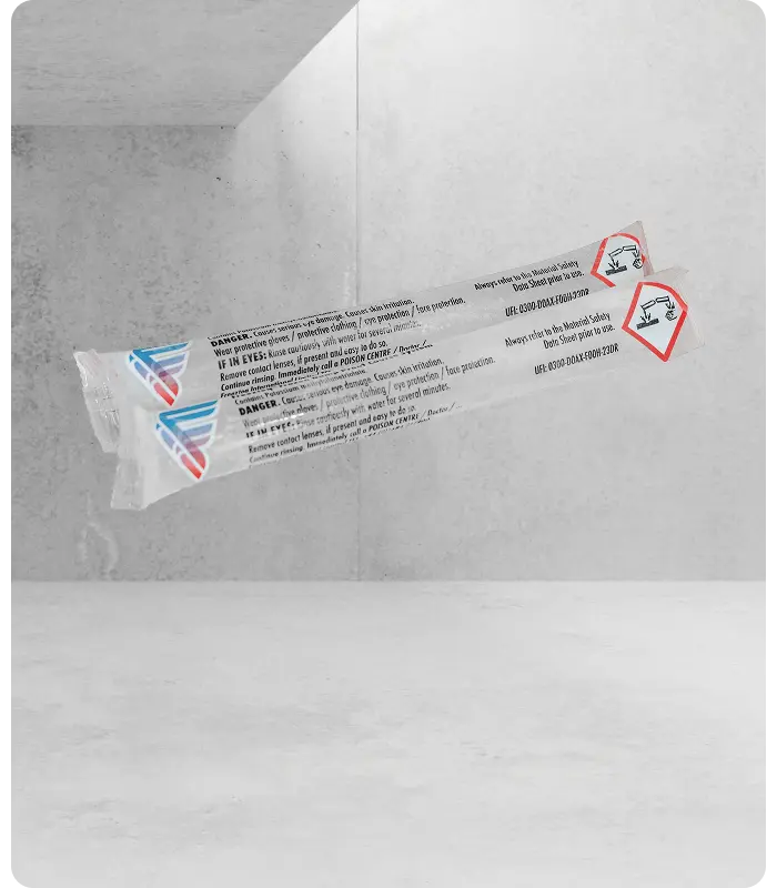 Two Manorteq Freezteq Original rising damp treatment sticks