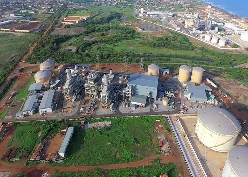 Aerial view of Kpone Thermal Power Plant